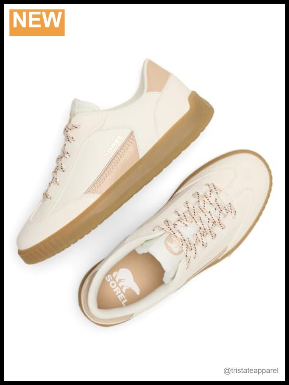 Sorel Ona Drift Leather Suede Low Top Lace Up Tennis Sneakers - Picture 5 of 6